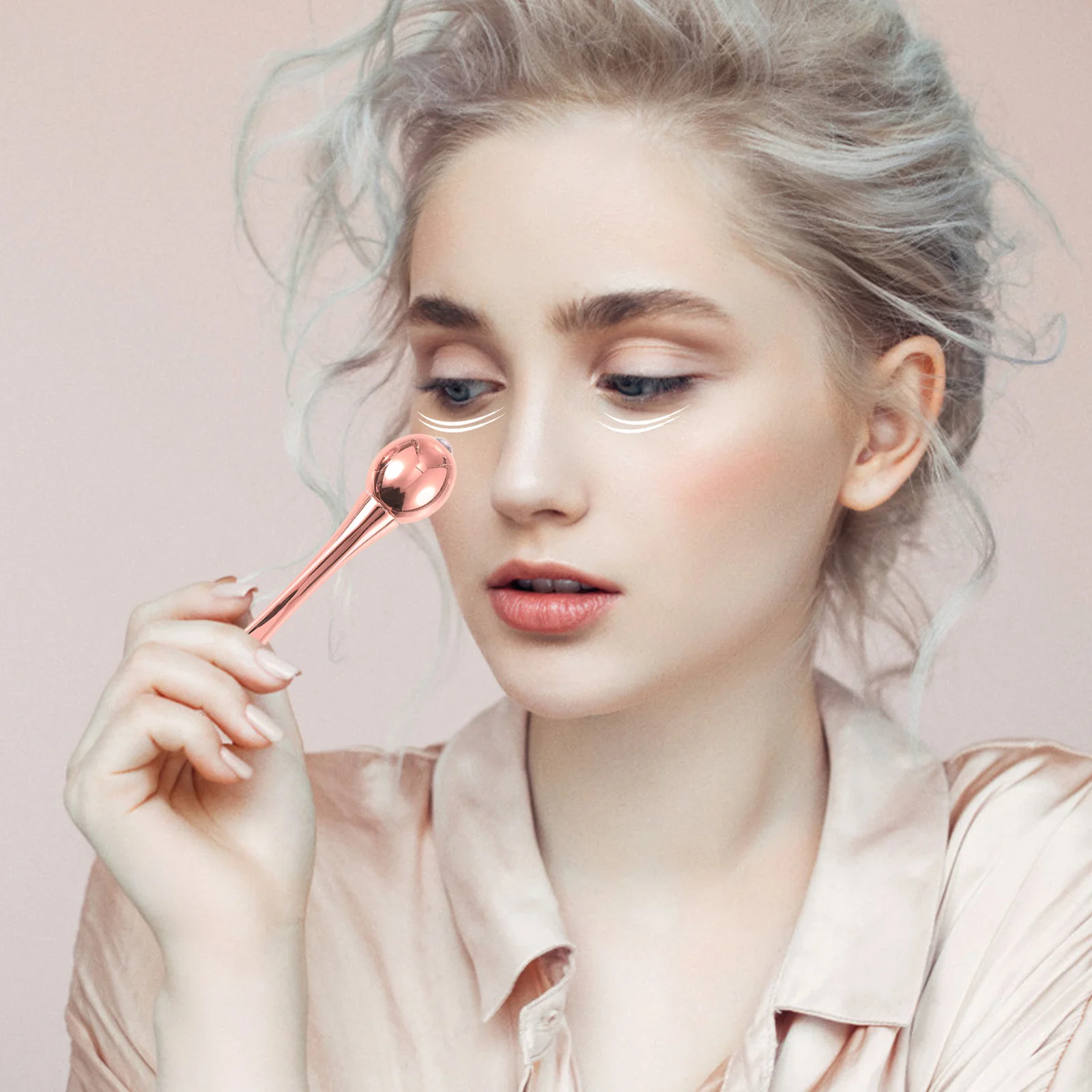 

3 шт. креативная портативная гладкая ручная ложка для глаз