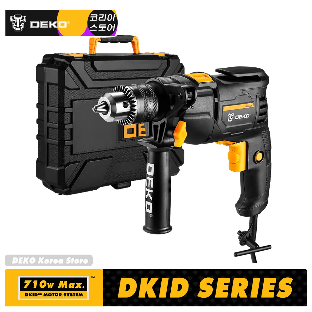 

DEKO DKIDZ SERIES 220V ELECTRIC ROTARY HAMMER DRILL ELECTRIC SCREWDRIVER 2 FUNCTIONS POWER TOOL DRILLING MACHINE