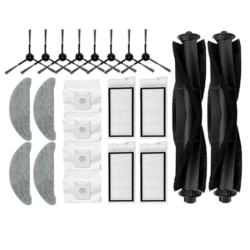 

Main Side Brush Filter Mop Cloth And Dust Bag Replacement Accessories For Xiaomi Roidmi Eve Plus SDJ01RM Vacuum Cleaner