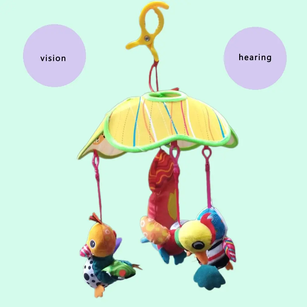 

0-24 Months Baby Crib Mobile with Remote Controll Music Box Night Light Rotate Newborn Sleeping Bed Toys Infant Rattle Baby Toys