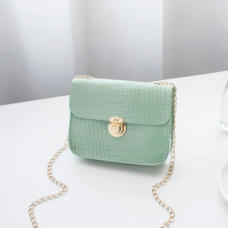 2023 Women's Bag New PU Messenger Bag Fashion High Quality Adjustable Chain Women's Bag Shopping Portable Small Storage Bag