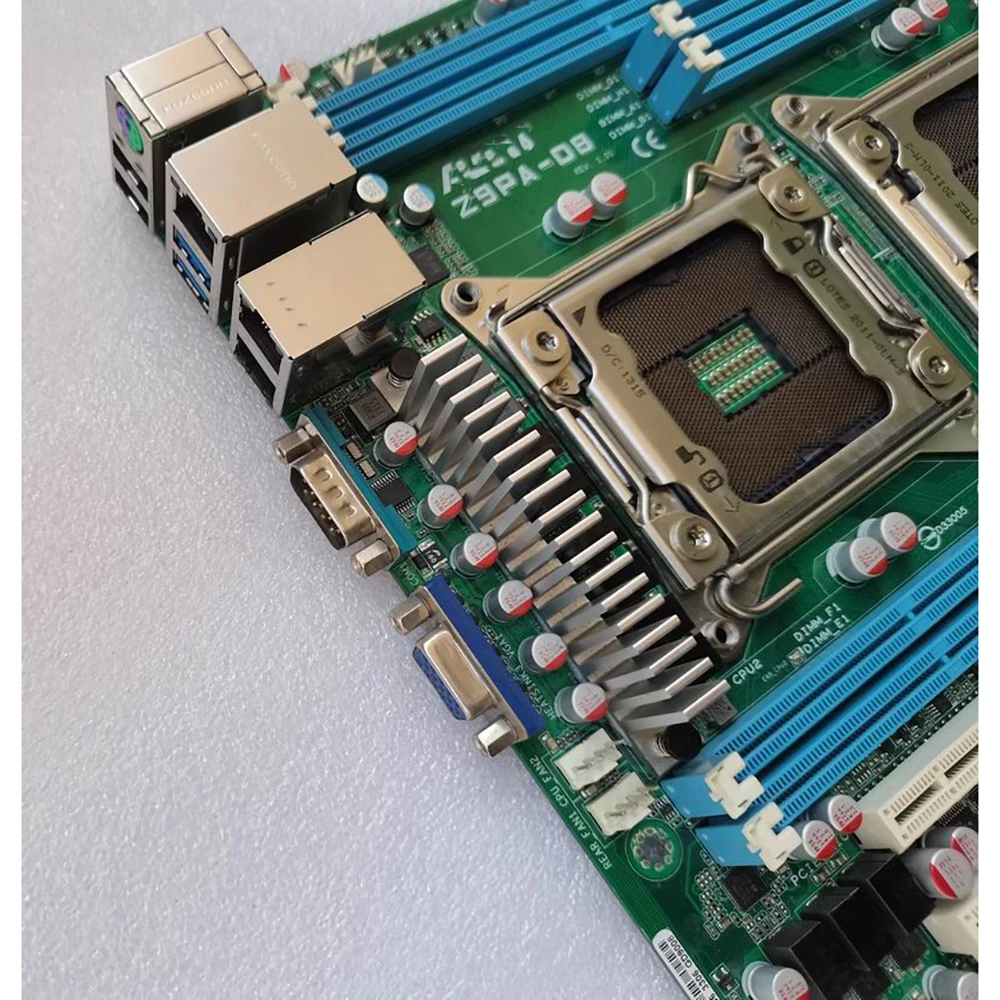 Серверная двусторонняя материнская плата Z9PA-D8 для ASUS C602 разъем LGA 2011 DDR3 X79 X79M