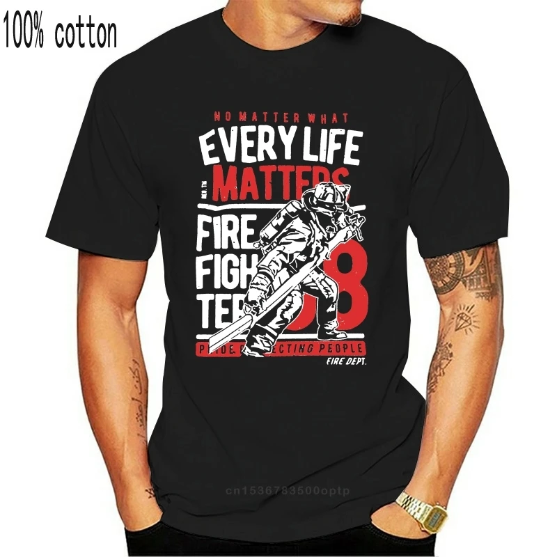 Новая независимо от того что важно каждая жизнь Черная Мужская футболка размер
