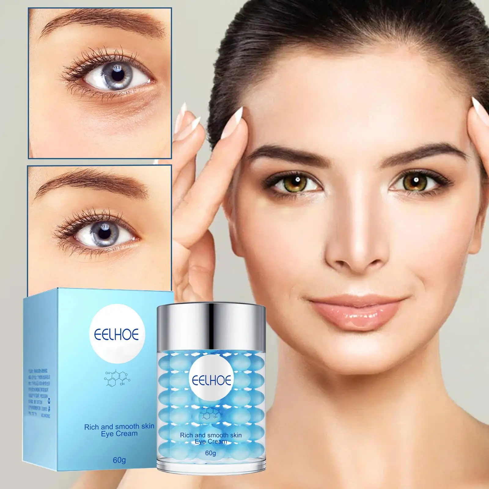 

Hyaluronic Acid Eye Cream Anti-aging Anti Dark Circle Eye Bags Eyes Skincare Moisturizing Beauty Eyes Anti-wrinkle Skin Care