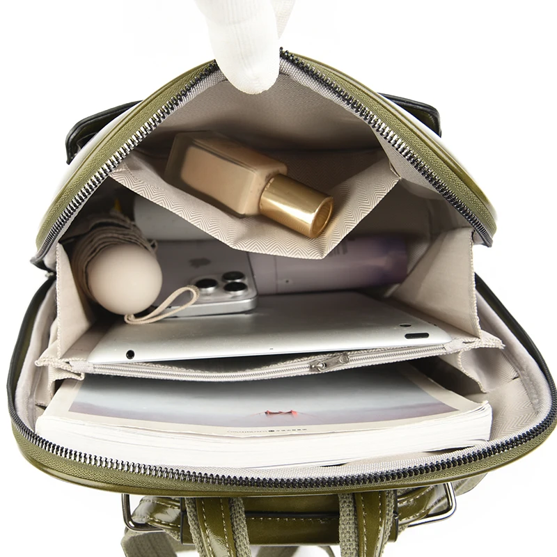 Винтажные рюкзаки женский кожаный рюкзак высокого качества дорожный Дамский