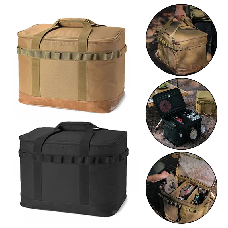 

Outdoor Camping Capacity Storage Bag Camping Meal Bag Large Storage Lamp Tableware Bag Camping Tool Picnic Camp Travel Bag