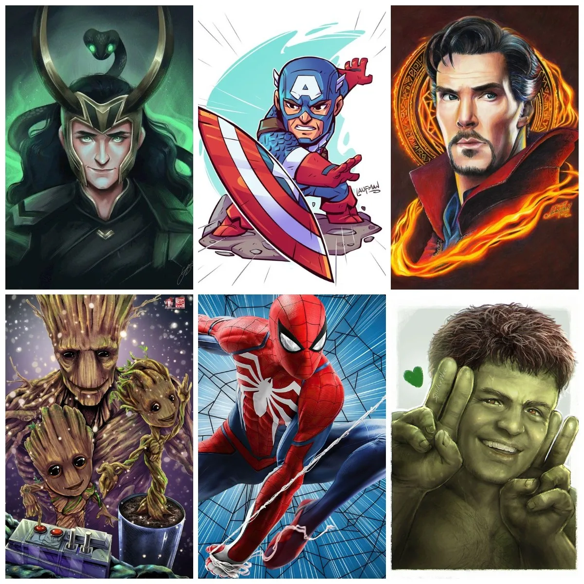 Disney Marvel персонажи зло LOKI 5D алмазная живопись наборы для вышивки крестиком