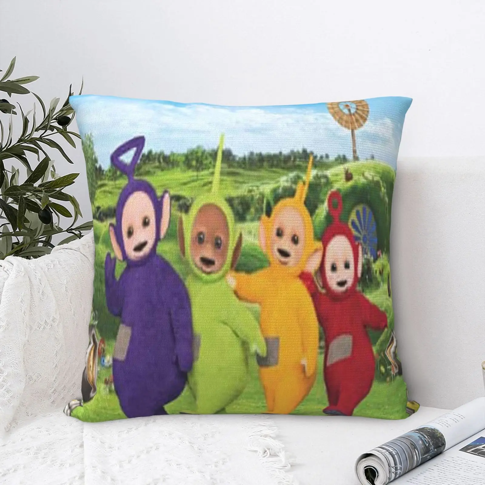 

Teletubbies 7 наволочка для подушки аниме, декоративные подушки для кровати, современные декоративные подушки большого размера
