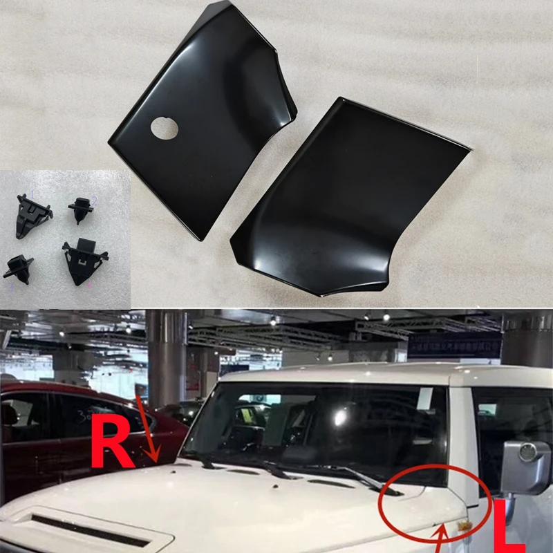 

Накладки на переднее крыло для Toyota FJ Cruiser, цвет панели крыла может быть настроен на базовую отделку антенны капота FJ Cruiser