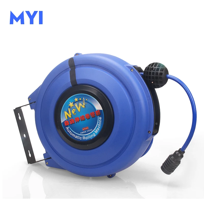 Automatic Compressed Air Hose Reel Retractable Telescopic Wall Mount Pu 8*5 10*6.5 12*8 10m 15m 20m 25m