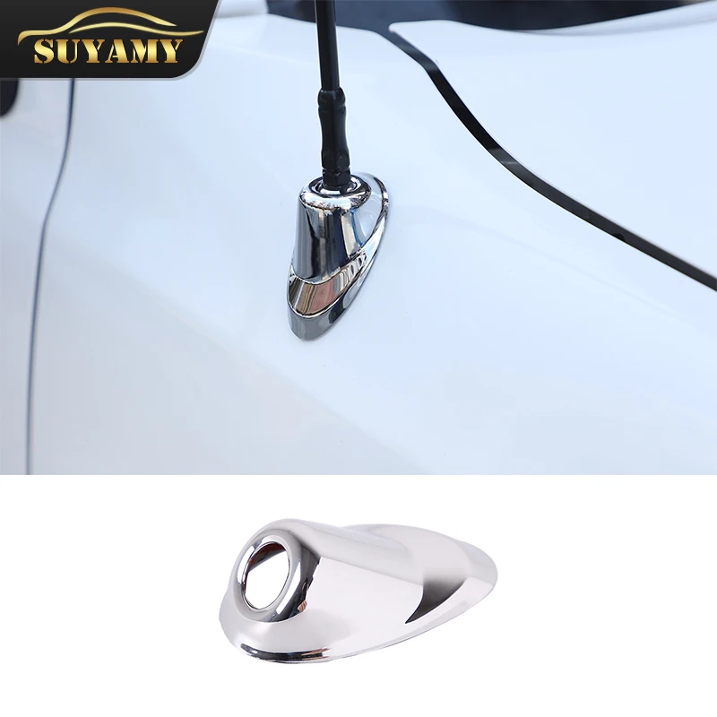 

ABS Chrome Car Signal Antenna Protection Cover Stickers Fit For Toyota Tacoma 2011-2015 Auto Parts Accessories