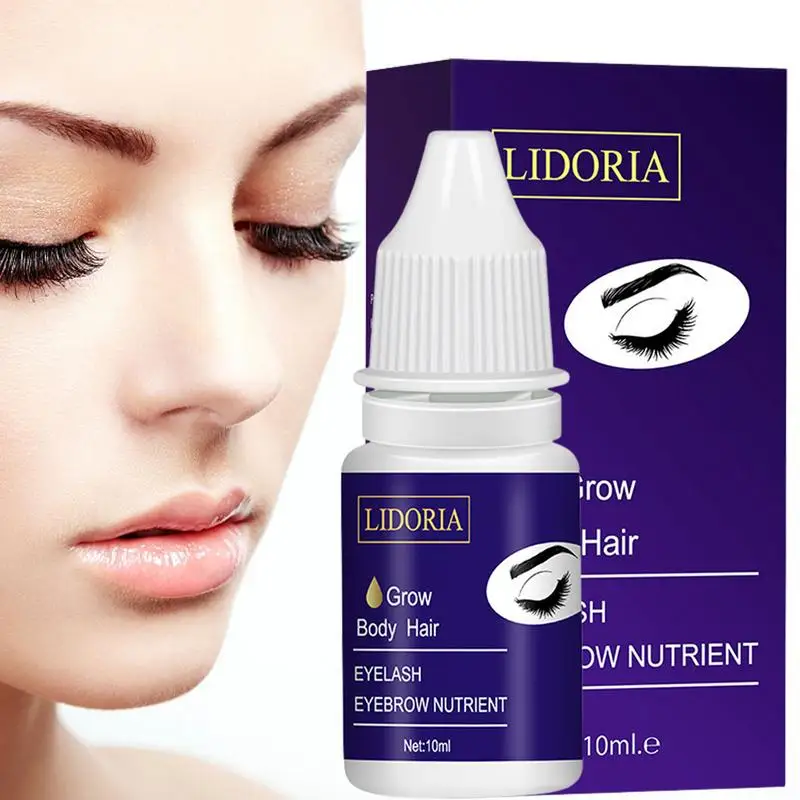 

Eyebrow Growth Serum 10ml Lashes Enhancer Thick Long Nourishing Non-Irritating Eyelash Hairline Intensive Lengthening Essence