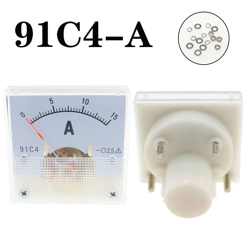 91C4-A Амперметр указателя постоянного тока 1A 2A 3A 5A 10A 15A 30A 50A 75A 100A 150A 200A 300A 400A 500A
