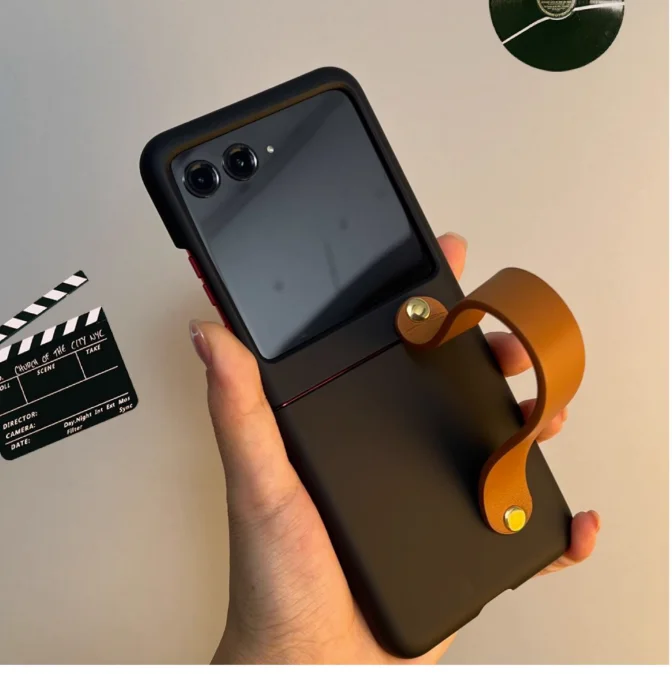 Симпатичный Diy Жираф Девушка жемчуг короткая цепь ПК чехол для телефона Motorola Razr50