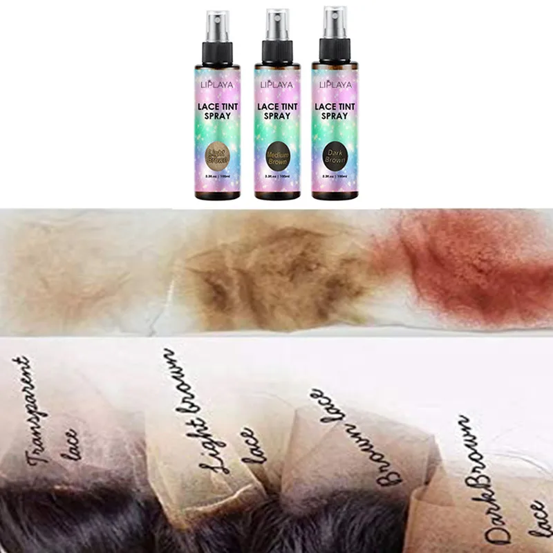 100 мл кружевной оттенок спрей для l парика кружевное покрытие головы парик
