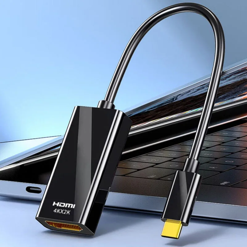 

Кабель USB C в HDMI, конвертер 4K Type C HDMI для MacBook, ПК, ноутбуков, телевизоров, планшетов, адаптер USB Type-C в HDMI