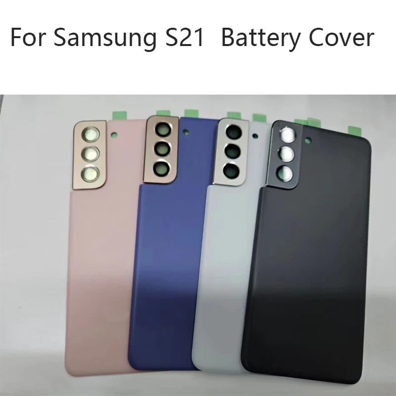 

For Samsung Galaxy S21 5G SM-G991 Back Door Battery Cover Rear Housing Case With Camera Lens Back Glass Cover