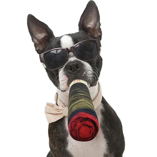 Cigars Dog Toy Dog Chew Toy Dog Prank Toy Squeaky Dog Toy Funny Stuffed Dog Toy D0LD 5