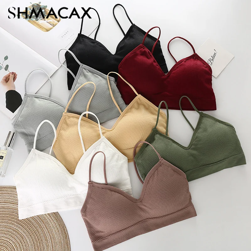 Женские Спортивные Бюстгальтеры Быстросохнущие Эластичные Мягкие Топы Для Бега