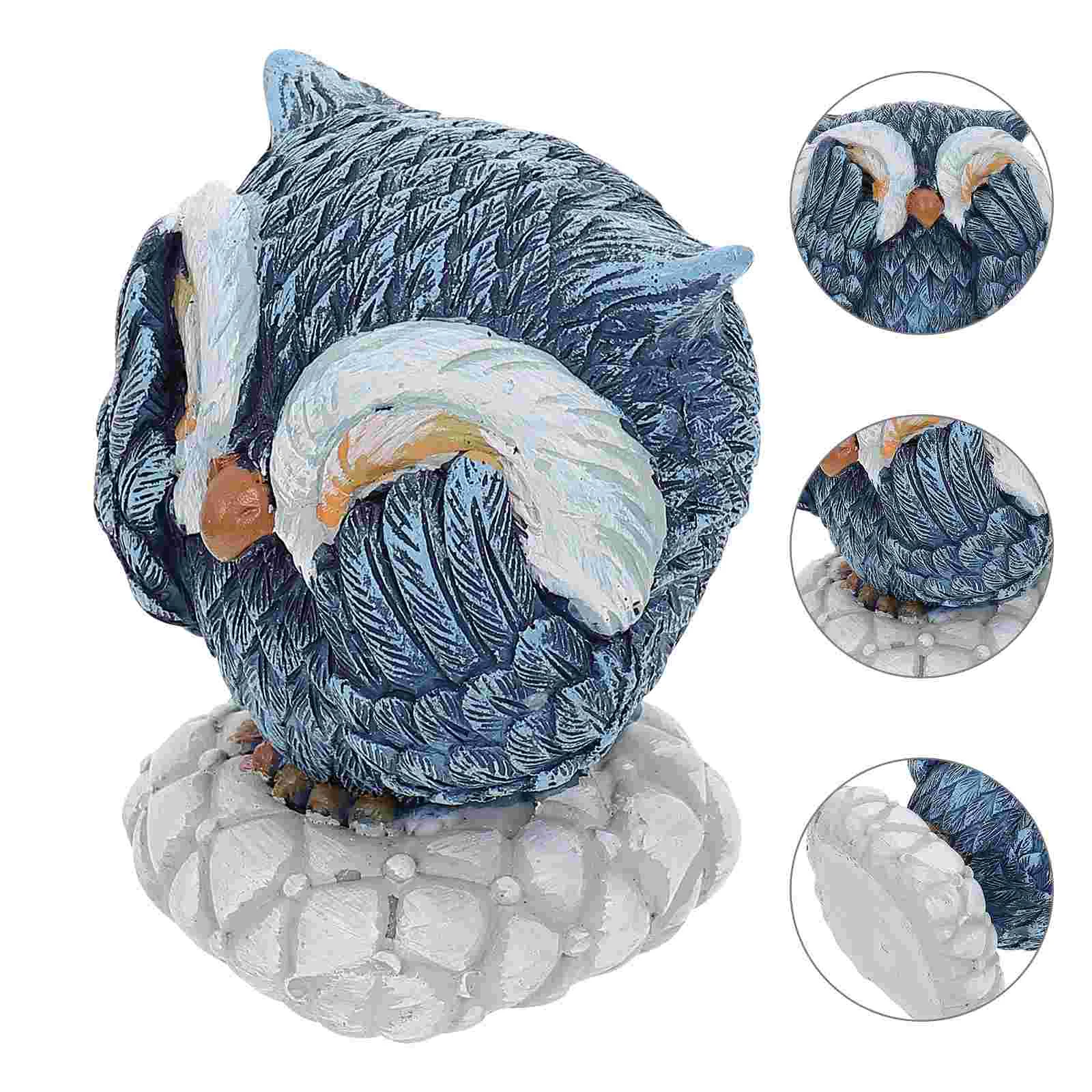 

1Pc Miniature Owl Figure Owl Sculpture Owl Miniature Figurines Owls Garden Figurines Micro Landscape Figurine
