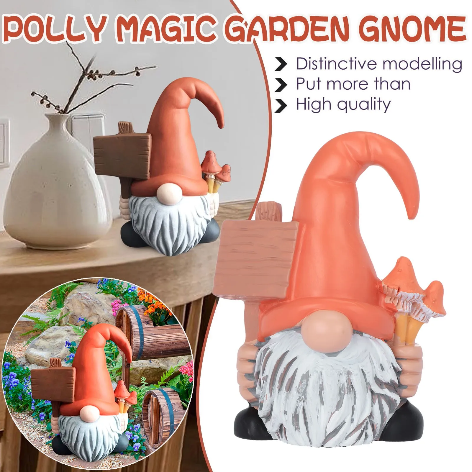 

Home Decoration Ornament Doll Magic Garden Gnome Faceless Doll Ornaments
