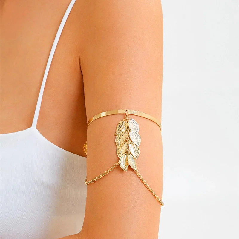 

European and American popular jewelry tassel chain adjustable opening ladies bracelet