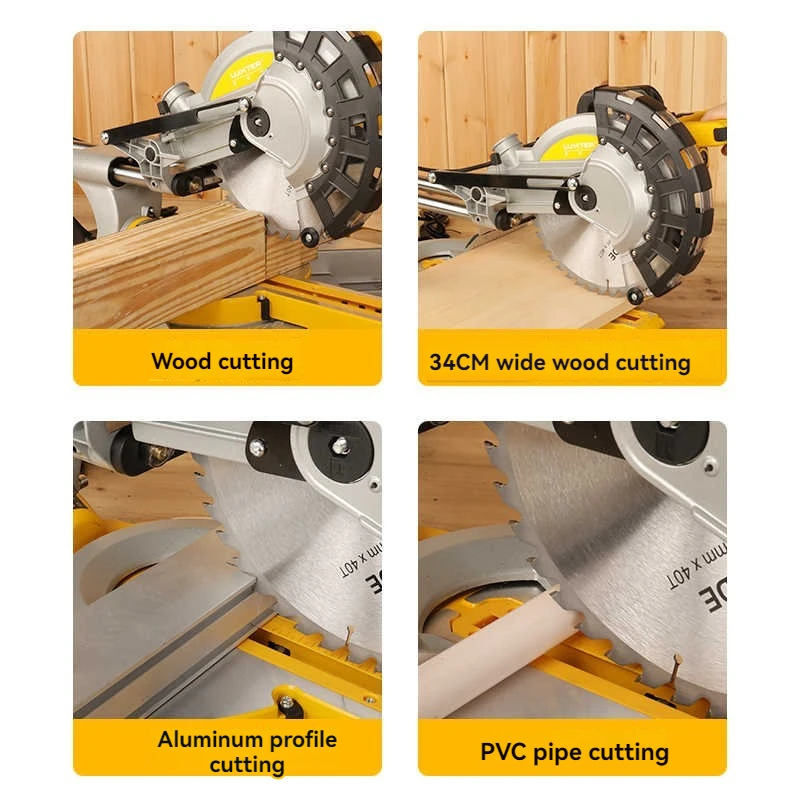 10-дюймовая торцовочная пила 45 градусов лазерное позиционирование электрическая