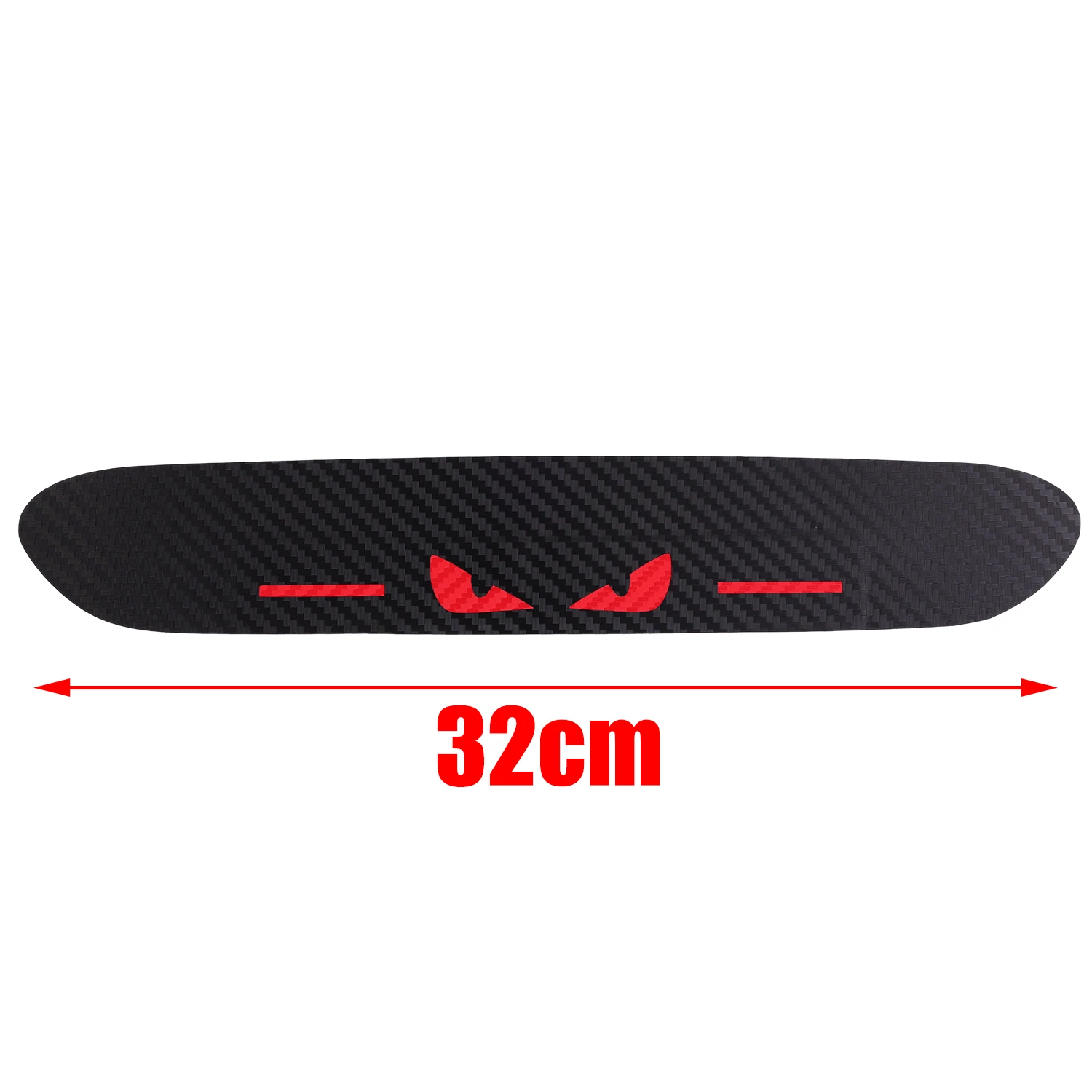 

Высоко установленная наклейка на стоп-сигнал, наклейки на задний фонарь автомобиля, углеродное волокно, глаза дьявола, стоп-сигнал, проекционная доска, декоративная наклейка