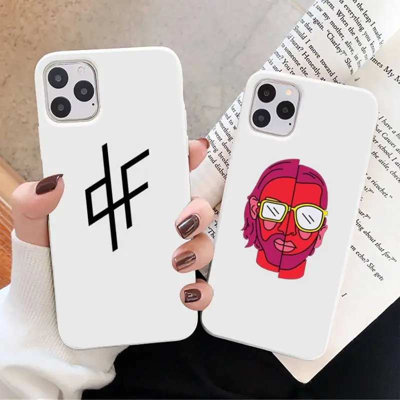 

Fashion Rapper Singer PNL QLF Soft Phone Case for iPhone 11 12 13 ProMax Mini 7 8 Plus X XS MAX XR SE White Silicone Cover Shell