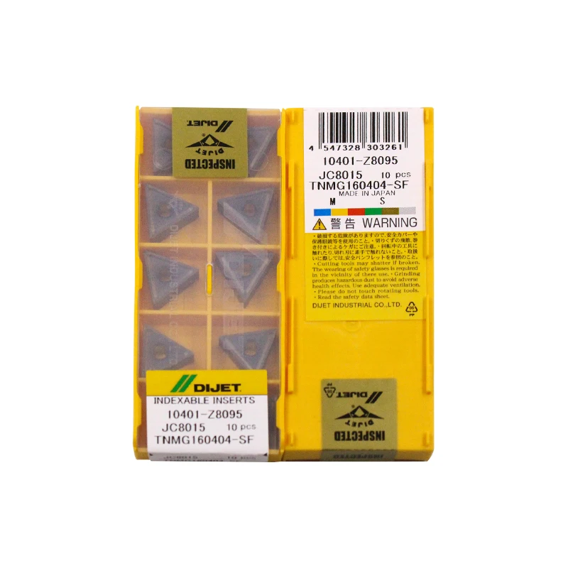 10шт DIJET TNMG 160404 ТНМГ 160408 SF SZ UB R-SG L-SG R-GNP L-GNP JC8015 JC8118 JC5118 JC215V CX75 Твердосплавные