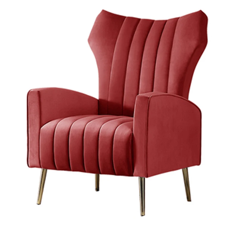 

Light Luxury Single Leather Sofa Chair Modern Minimalist Leisure Lazy Tiger Chair Small Apartment Living Room High-end Chair