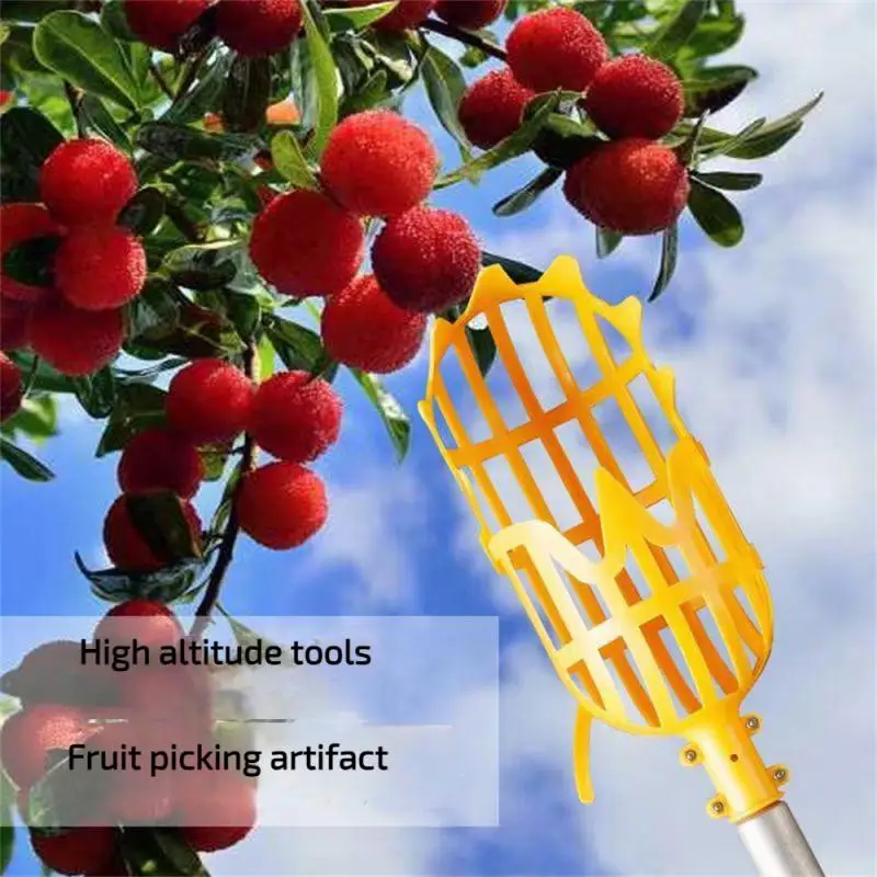 

Устройство для сбора фруктов желтое портативное прочное регулируемое простое в использовании устройство для сбора фруктов