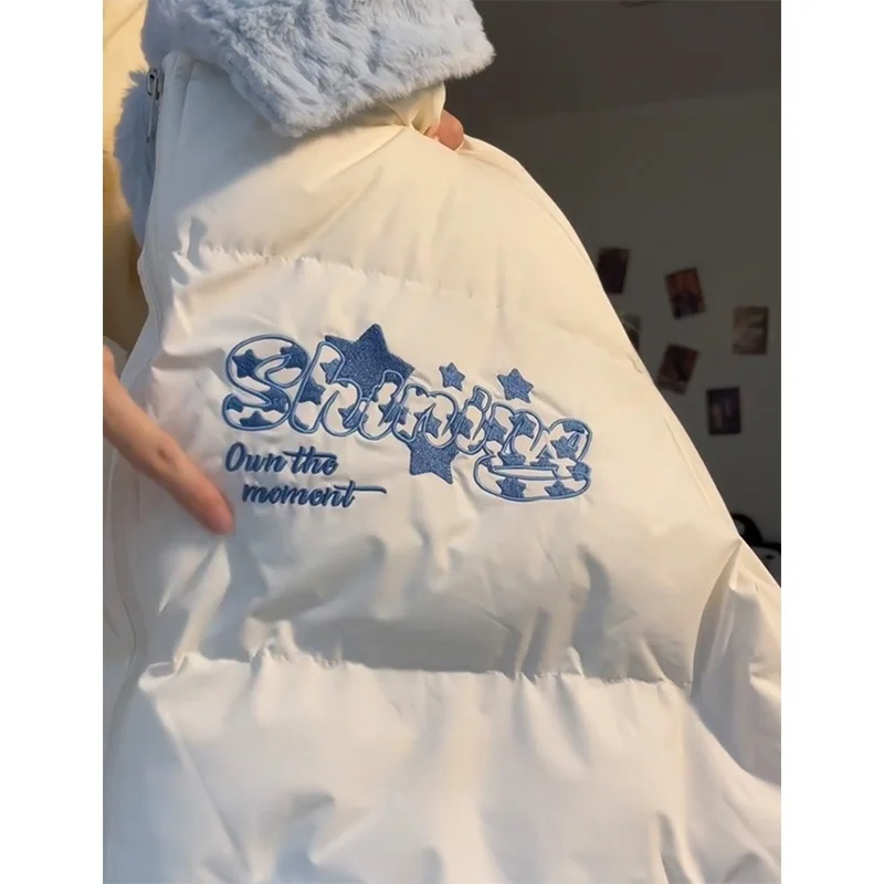 Корейское осенне-зимнее меховое пальто с шарфом и лацканами в стиле пэчворк на