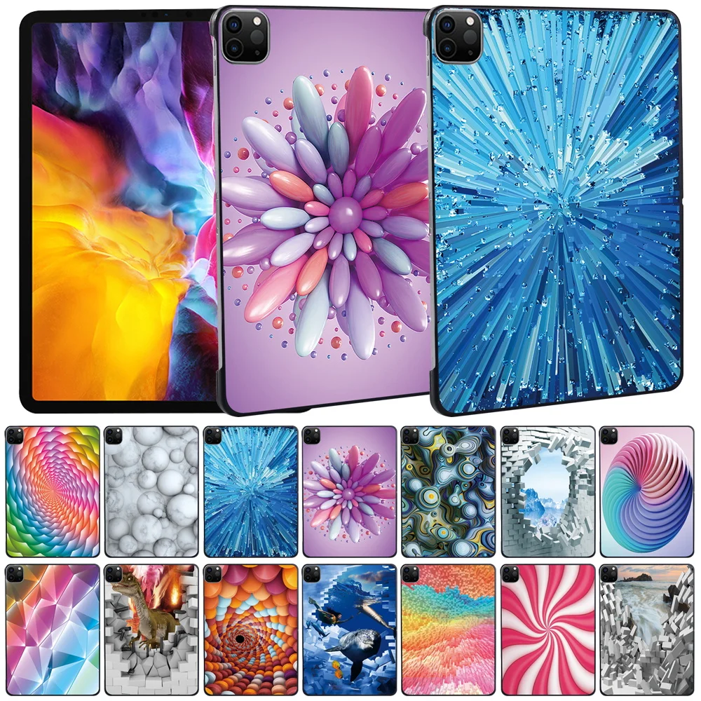 

Tablet Case Fit Apple IPad Pro 9.7"/iPad Pro 11" 2018/2020/2021/iPad Pro 2nd Gen 10.5" Tablet 3D Pattern Drop-proof Back Case