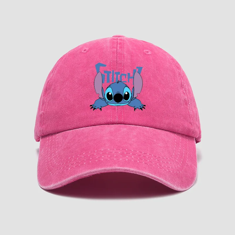 

Disney's Cartoon Stitch Stitch Joint Hat Baseball Cap Men And Women Personality Peaked Cap Sun Hat Outdoor Sun Protection Gift
