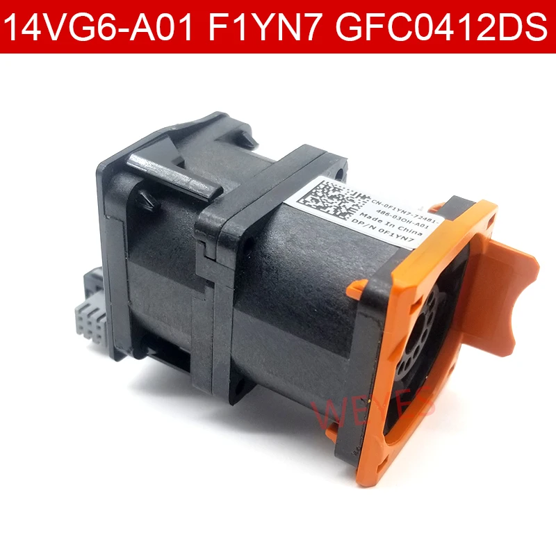 

02X0NG 14VG6-A01 GFC0412DS 0F1YN7 F1YN7 cooling fan For Dell Poweredge Server R620 Cooling Fan USED