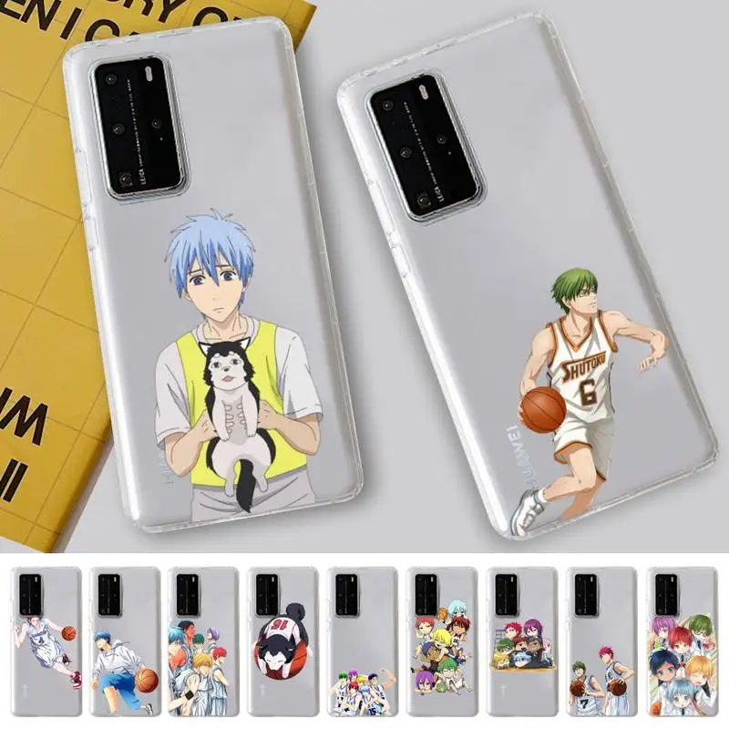 

LVTLV Kuroko No Basket Anime Phone Case For Huawei P 20 30 40 pro lite Psmart2019 Honor 8 10 20 Y5 6 2019 Nova3E