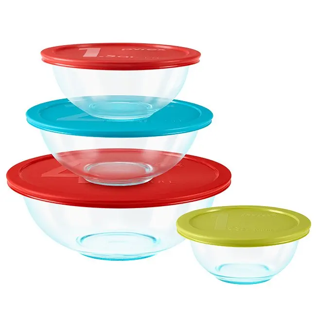 

® Mixing Bowl, Glass, 8-Piece Professional Home Kitchenware Cookware