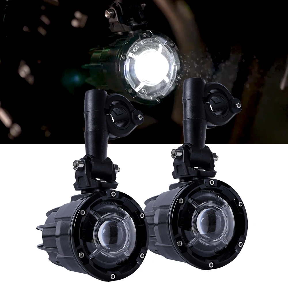 E9 Mark Motorcycle LED Fog Lights Drving Light For BMW R1200GS R1250GS ADV LC GS1200 GS 1250 Kawasaki Auxiliary Light Assembly