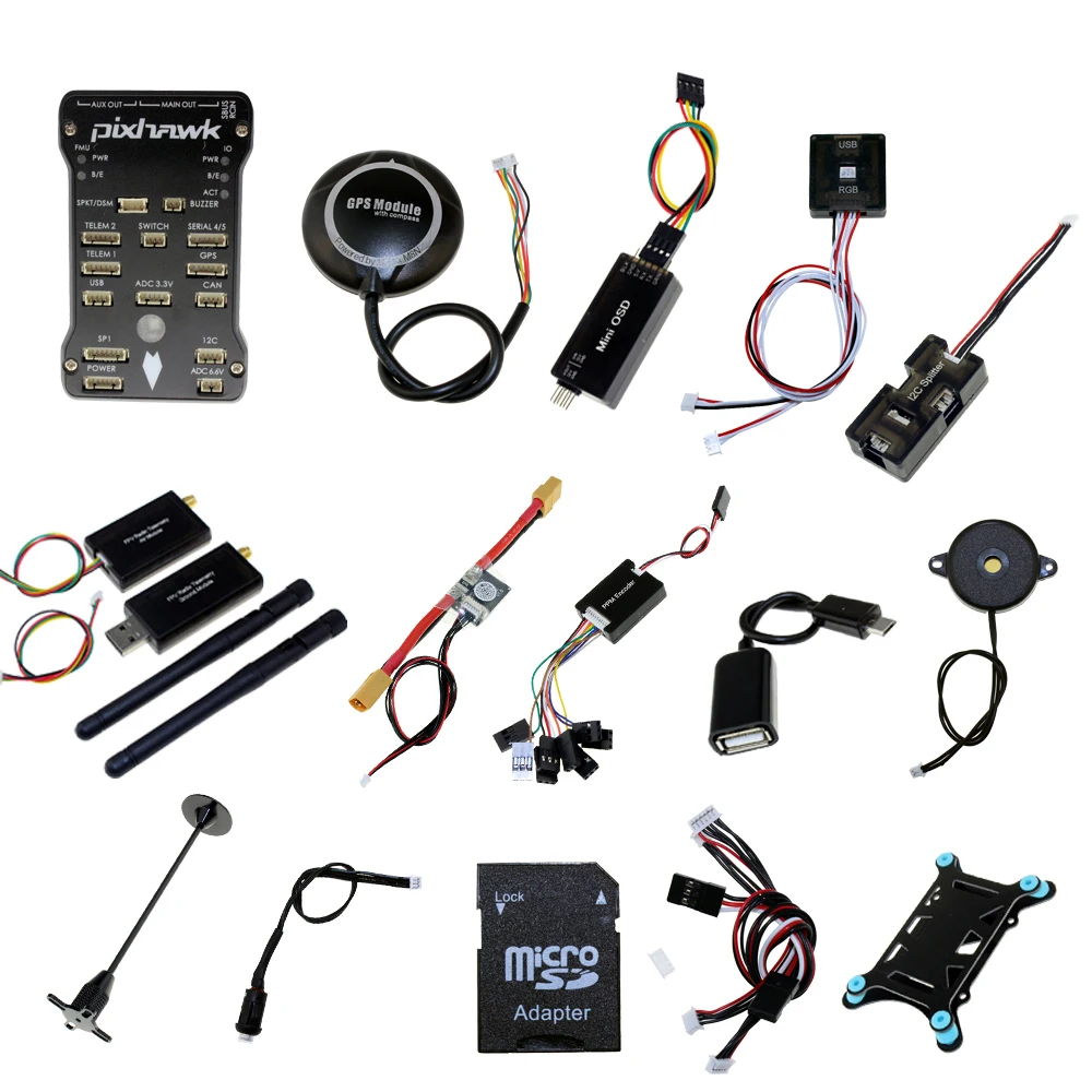 Контроллер полета Pixhawk PX4 PIX 2.4.8 NEO-M8N GPS 3DR 500 МВт 915 МГц радиобеспроводная Телеметрия