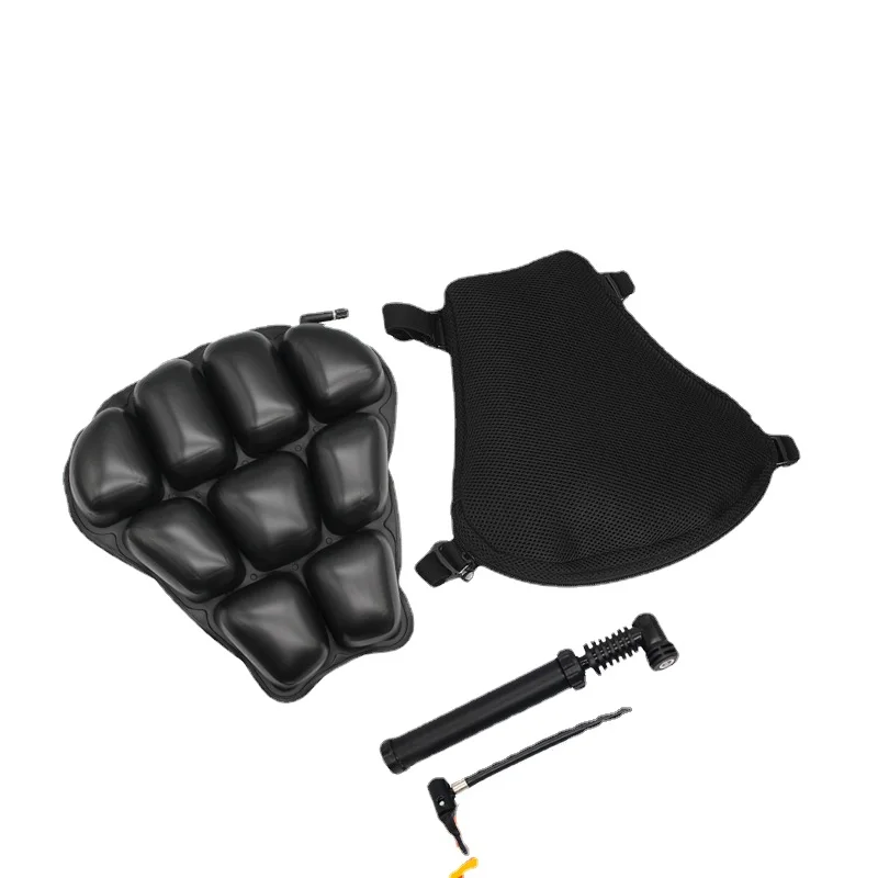 

Мотоциклетная подушка Подходит для Yamaha Suzuki Kawasaki, антивибрационный чехол на сиденье, амортизационная 3D надувная подушка