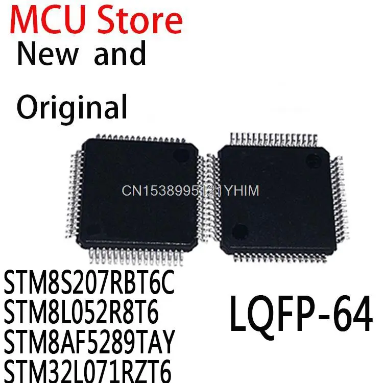 Новые и оригинальные фонарики STM8S STM8L STM32L LQFP IC, фонарики STM8S207RBT6C STM8L052R8T6 STM8AF5289TAY STM32L071RZT6, 1 шт.