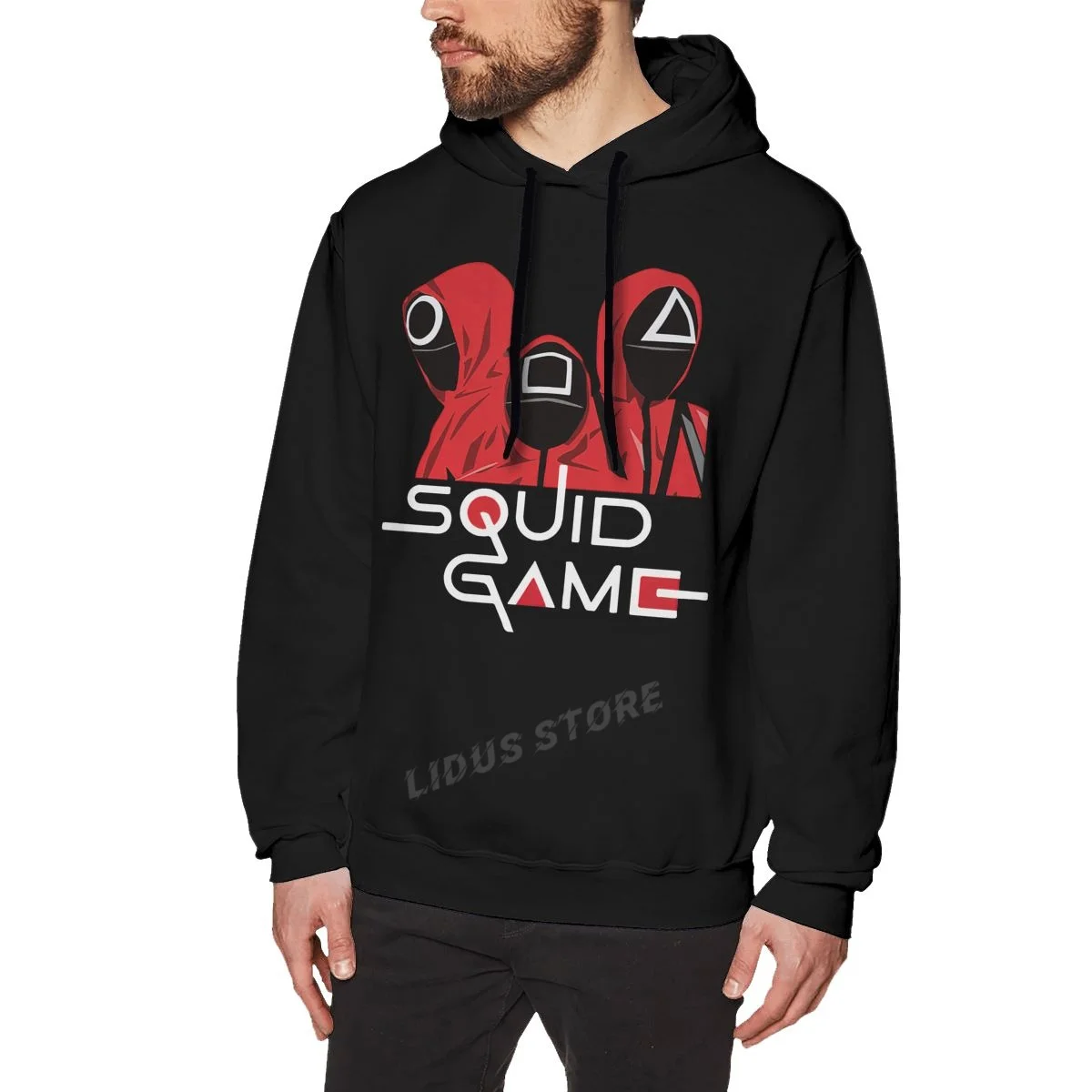 

Korean TV Squid Game Hoodie Sweatshirts Harajuku Clothing Creativity 100% Cotton Streetwear Hoodies