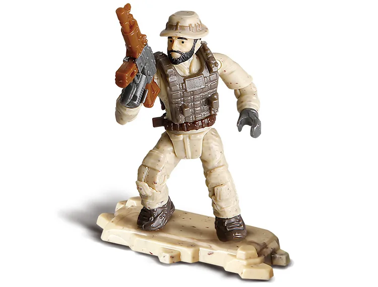 Масштаб 1:35 Современная Военная аутстонская снайперская сцена Мега блок второй