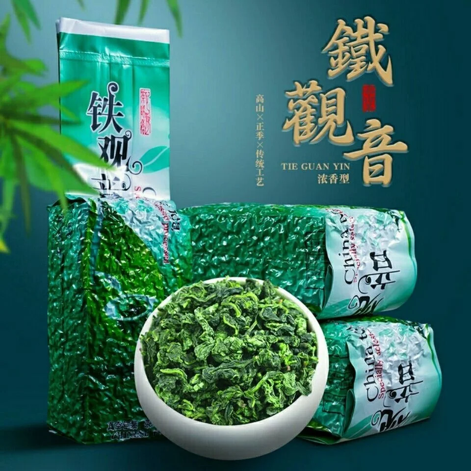 

Tie Guan Yin Tea A+ Anxi Organic High Moutains Tieguanyin Tea Big Sale Without Teapot High Moutain Oolong Tea No Tea Pot