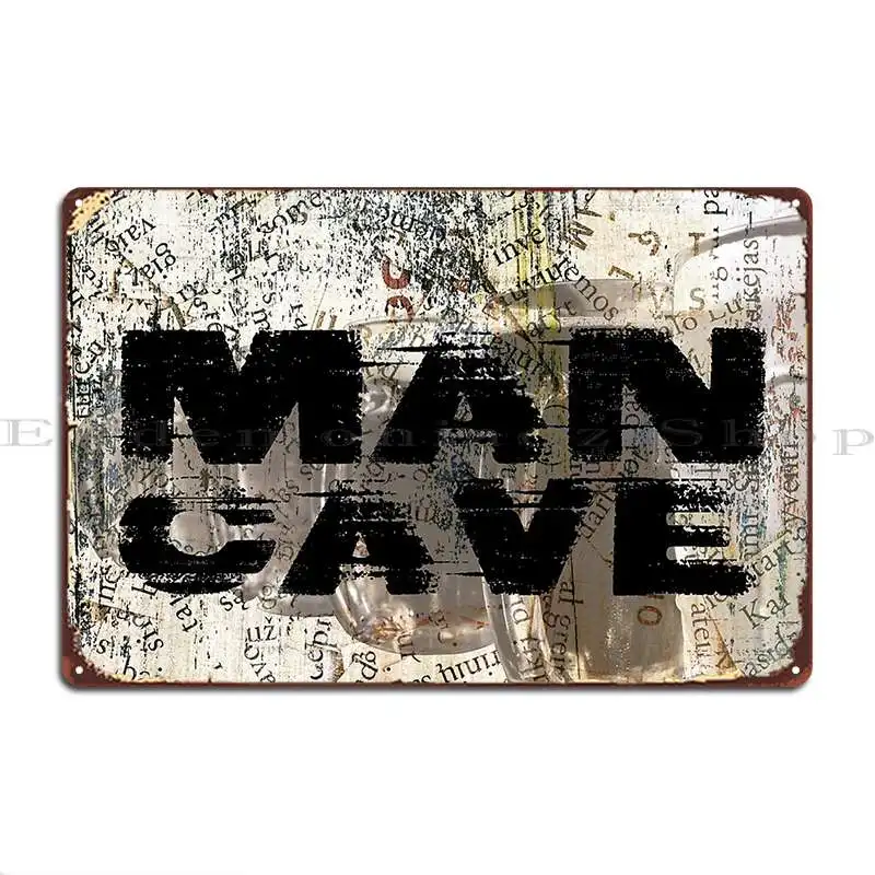 

Мужская пещера, металлический знак, украшение, таблички, дизайн, печать, классический оловянный знак, плакат