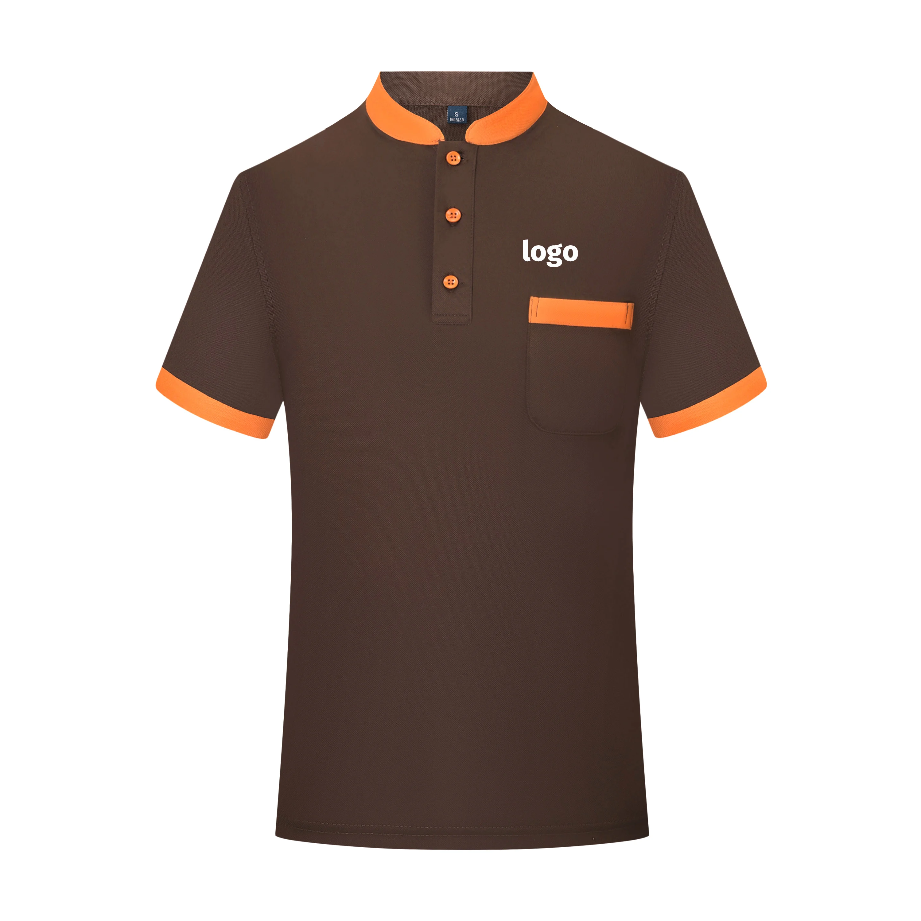 

Рубашки рабочие для мужчин и женщин, поло для кейтеринга, дизайн логотипа, униформа официанта для ресторанов, отелей, кафе, воздушных пузырей, чая, закусочных магазинов, серверов