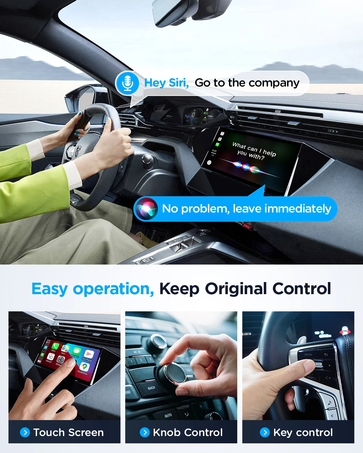 Беспроводной адаптер IKOS CarPlay 2025