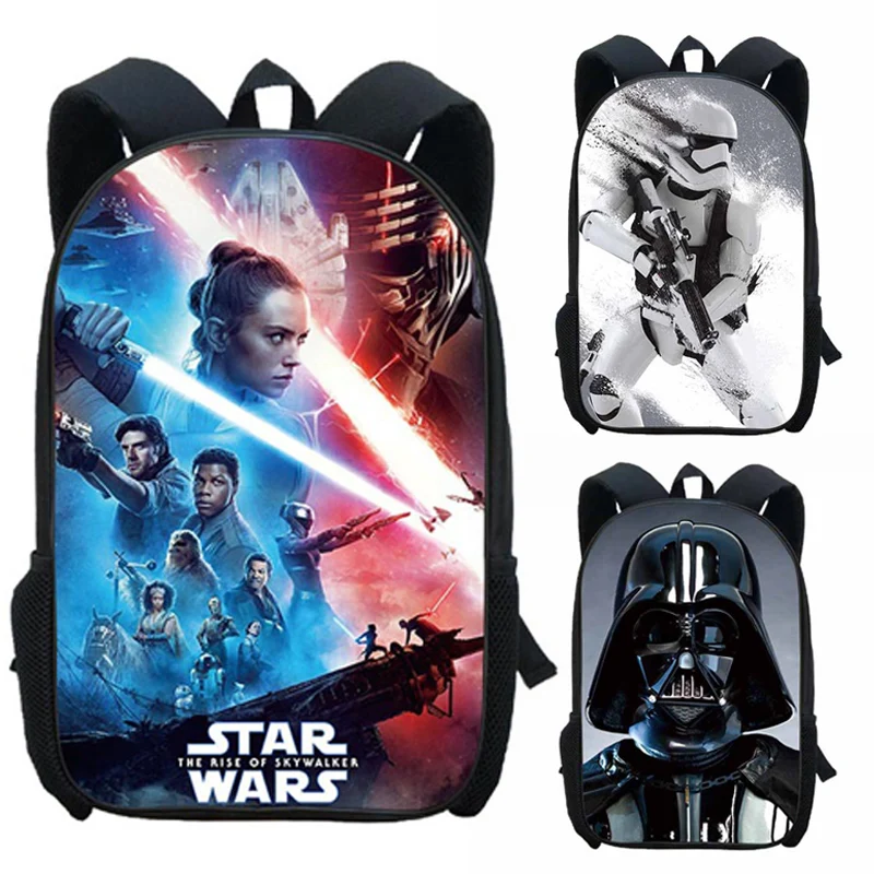 

Детский черный рюкзак с принтом «Самурай»