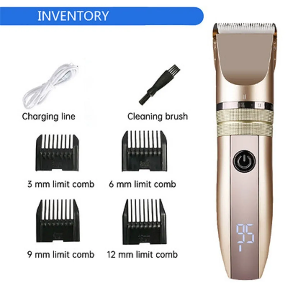 

Clipper Rechargeable Hair Clippers Barber Profesional Battery Trimmer Electric Shaver Beard Professional Cordless Cut Cutter Men